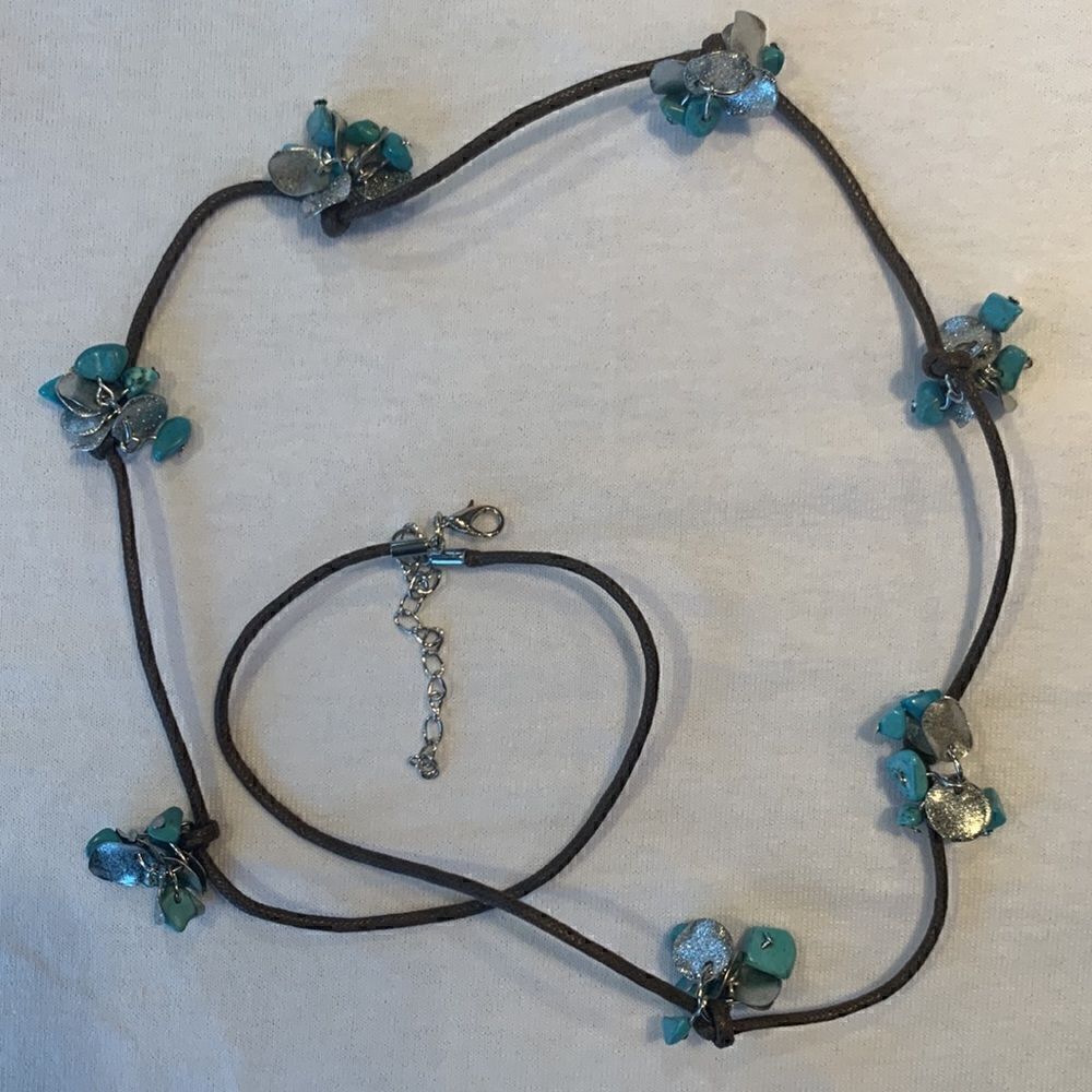 Necklace Turquoise Silver Baubles Costume Jewelry